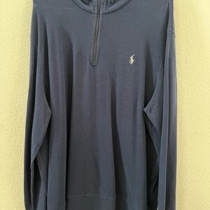 Polo by Ralph Lauren Gray and Yellow Logo Top